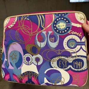 Coach Laptop (small) or IPad Case